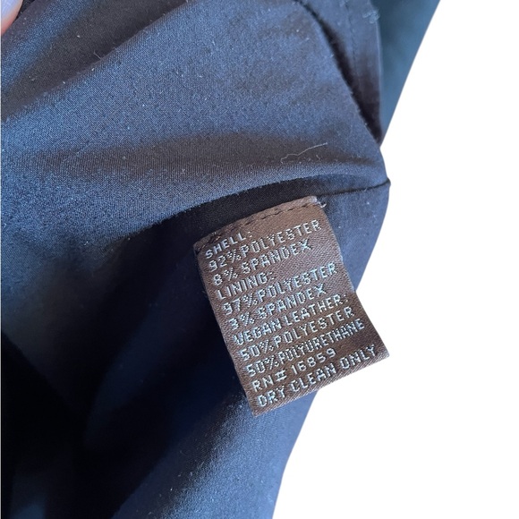 J. MCLAUGHLIN Faux Suede Dominique Sheath Vegan Leather Sleeveless Dress - Picture 5 of 6